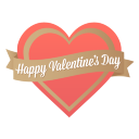 Happy Valentine's Day Icon 128x128 png