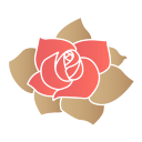 Rose, Flower Icon 128x128 png