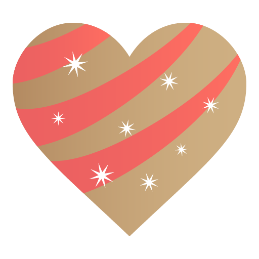 Golden Heart Icon 512x512 png