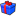 Gift Box Blue Icon 16x16 png