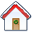 Home Snow Icon 32x32 png