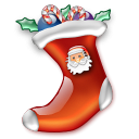 Christmas, Sock Icon 128x128 png