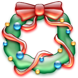 Christmas Wreath Icon 256x256 png