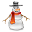 Snowman Icon 32x32 png