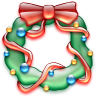 Christmas Wreath Icon 96x96 png