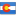Colorado Flag Icon 16x16 png