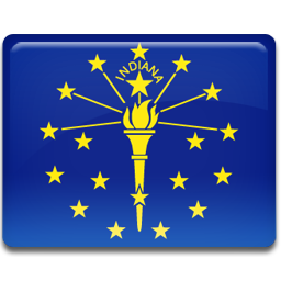 Indiana Flag Icon 256x256 png