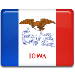 Iowa Flag Icon 256x256 png