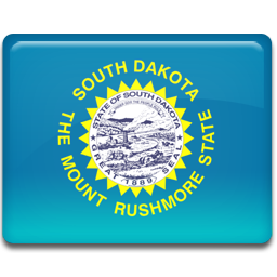 South Dakota Flag Icon 256x256 png