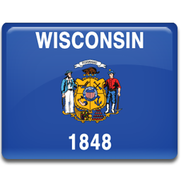 Wisconsin Flag Icon 256x256 png