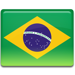Brazil Flag Icon 256x256 png
