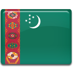 Turkmenistan Flag Icon 256x256 png