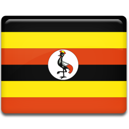 Uganda Flag Icon 256x256 png