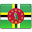 Dominica Flag Icon 32x32 png