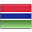 Gambia Flag Icon 32x32 png