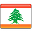 Lebanon Flag Icon 32x32 png