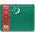 Turkmenistan Flag Icon 32x32 png