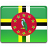 Dominica Flag Icon 48x48 png