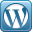 Wordpress Blue Icon
