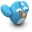 Twitting Flying Icon 32x32 png
