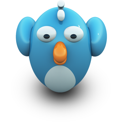 Twitting En Face Icon 512x512 png