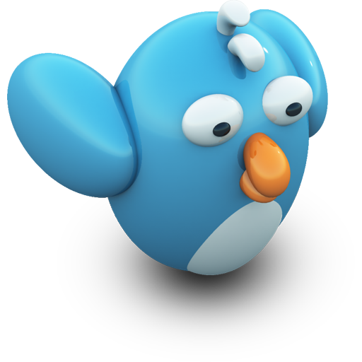 Twitting Flying Icon 512x512 png