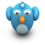 Twitting En Face Icon 64x64 png