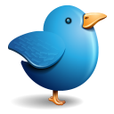 Twitter Blue Bird Icon 128x128 png