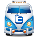 Twitter Van Blue Icon 128x128 png