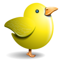 Twitter Yellow Bird Icon