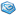 Blue Shape Twitter Icon 16x16 png