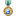 Twitter Medal Green Icon 16x16 png