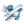 Twitter Flying Boy Blue Icon 24x24 png