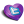 Twitter Purple Heart Icon 24x24 png