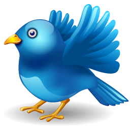 Fly Away Twitter Icon 256x256 png