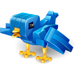 Twitter Robot Bird Icon 256x256 png
