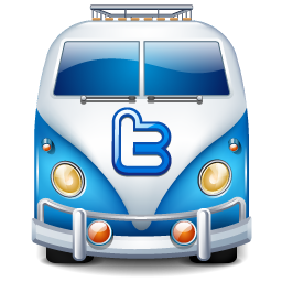 Twitter Van Blue Icon 256x256 png