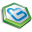 Green Shape Twitter Icon 32x32 png