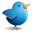 Twitter Blue Bird Icon 32x32 png