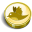 Twitter Gold Cooky Icon 32x32 png