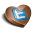 Twitter Heart Chocolate Icon 32x32 png