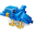 Twitter Robot Bird Icon 32x32 png