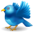 Fly Away Twitter Icon 48x48 png