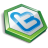 Green Shape Twitter Icon 48x48 png