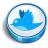 Twitter Blue Cooky Icon 48x48 png