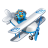 Twitter Flying Boy Blue Icon 48x48 png