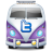 Twitter Van Purple Icon 48x48 png