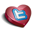 Twitter Heart Icon 64x64 png