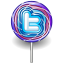 Twitter Lollipop Alt Icon 64x64 png