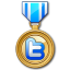 Twitter Medal Icon 64x64 png